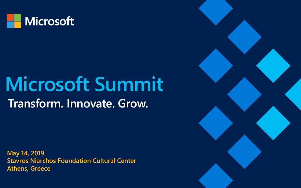 4ο Microsoft Summit «Transform. Innovate. Grow»