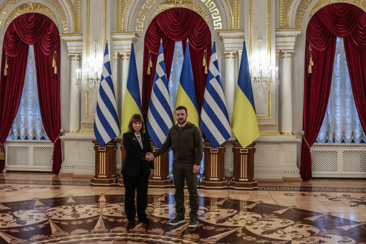 Για την επίσκεψη της προέδρου της Δημοκρατίας στην Ουκρανία