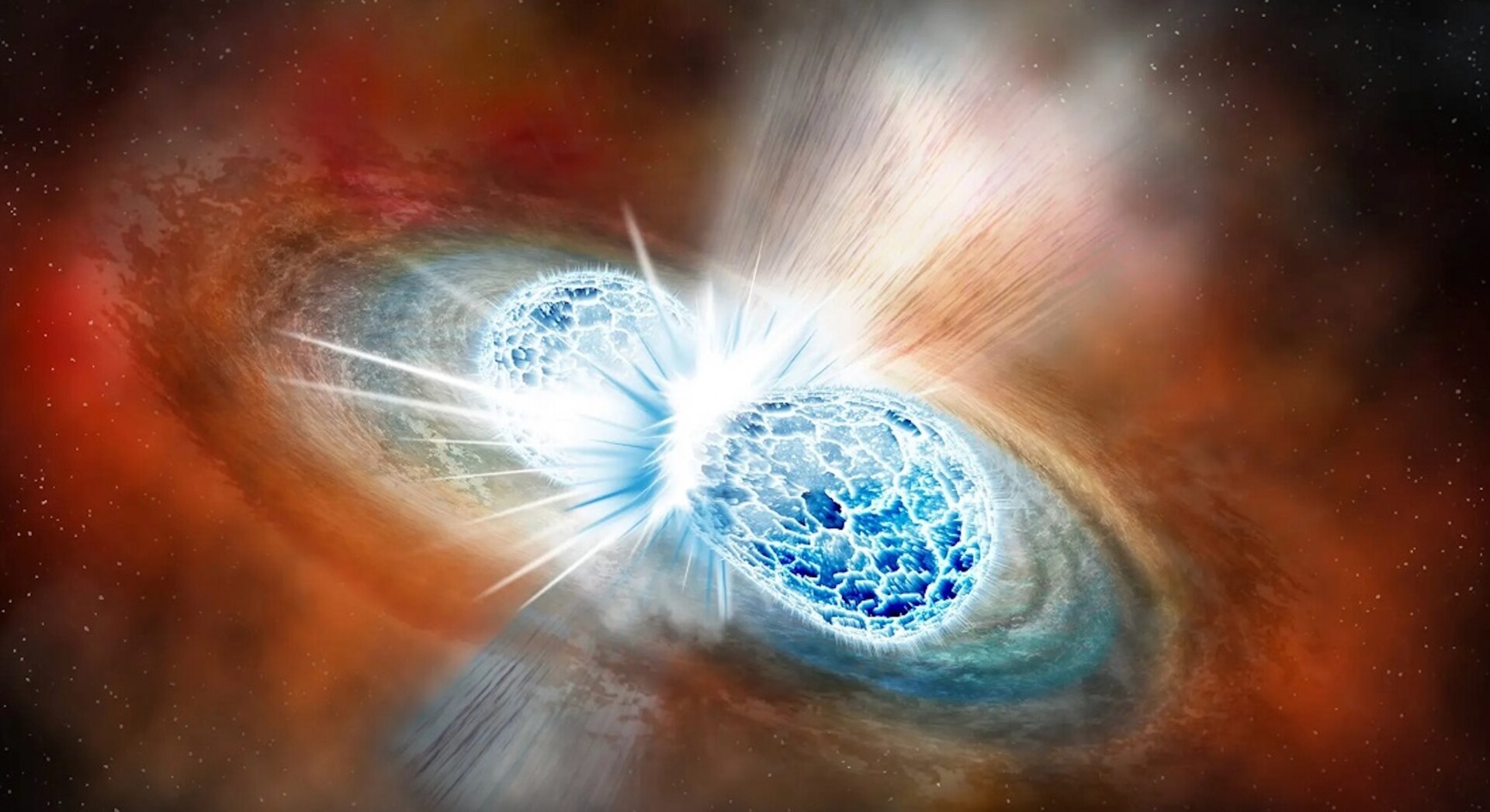 Two rare stars will explode the world of gold showers (video)