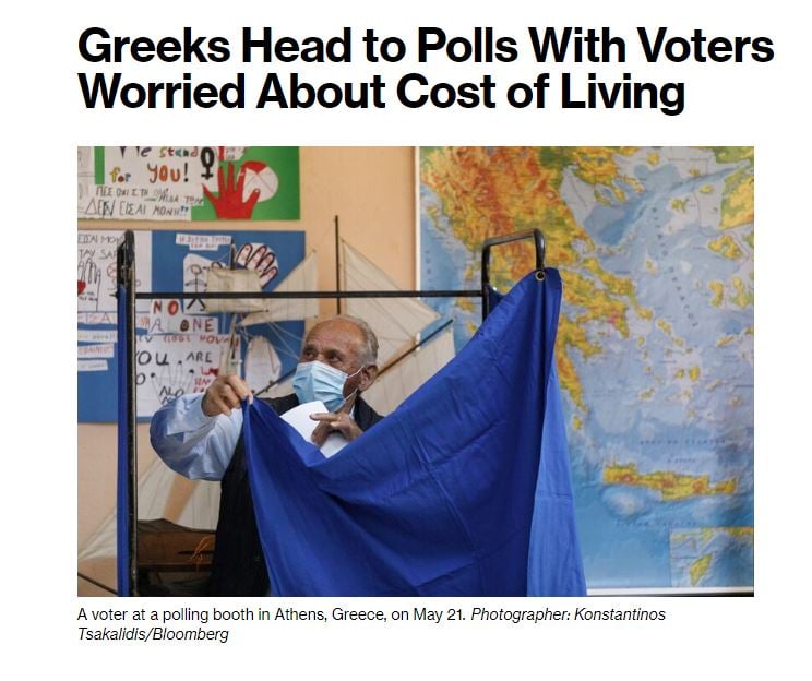 What Bloomberg and the Financial Times “see” in Greek opinion polls