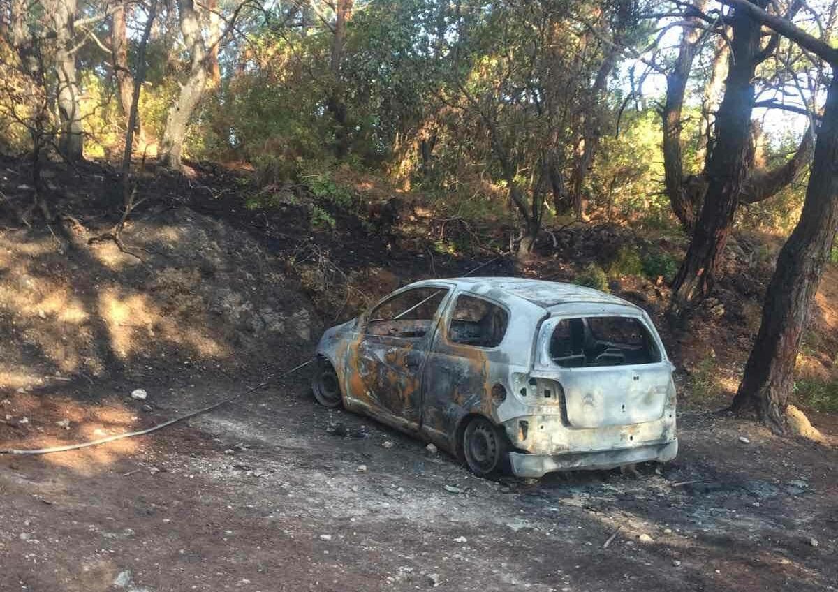 Θεσσαλονίκη: Δασική πυρκαγιά από ανάφλεξη αυτοκινήτου στον Σοχό