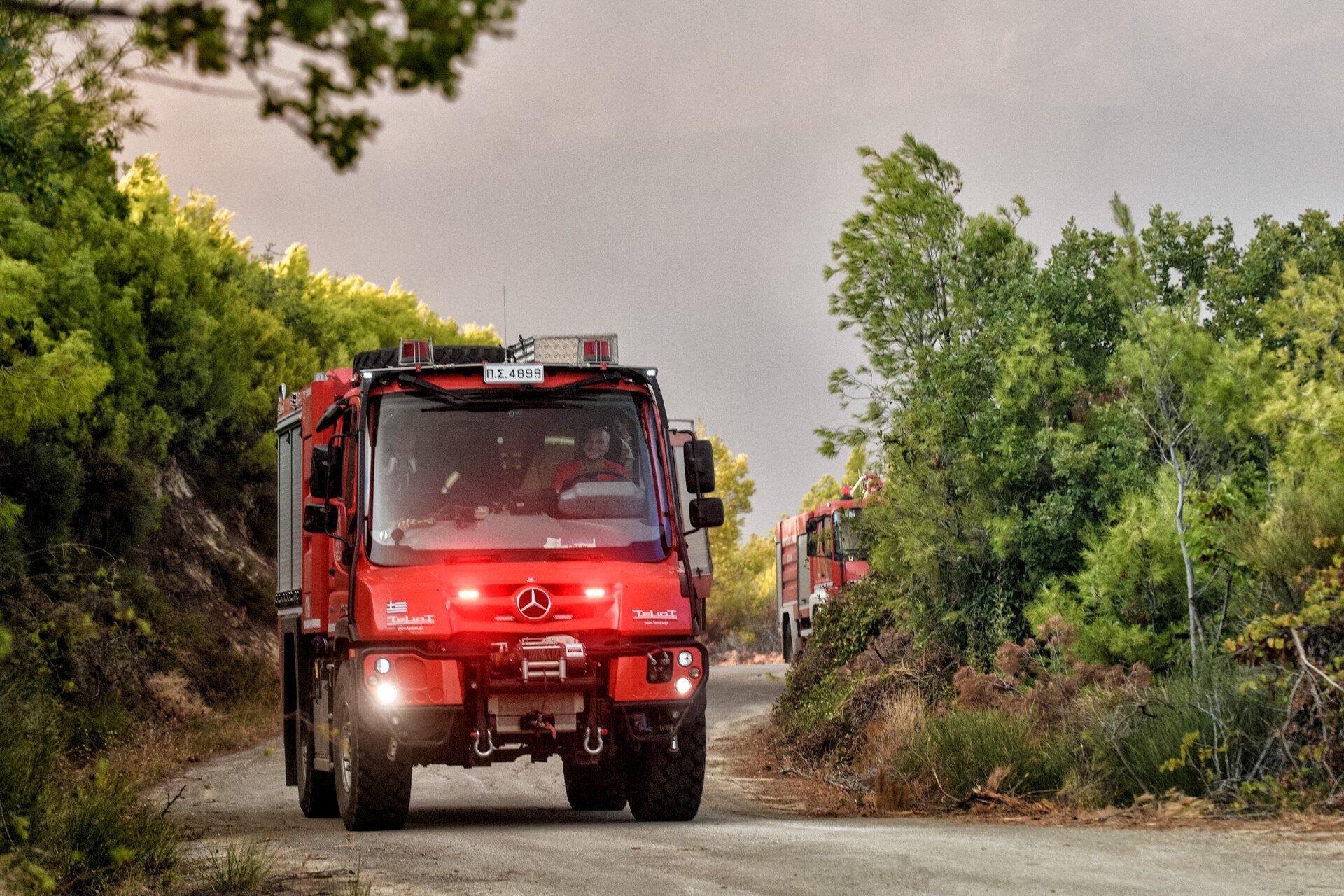 Incendiu într-o fabrică din Gomostos, Ahaia  