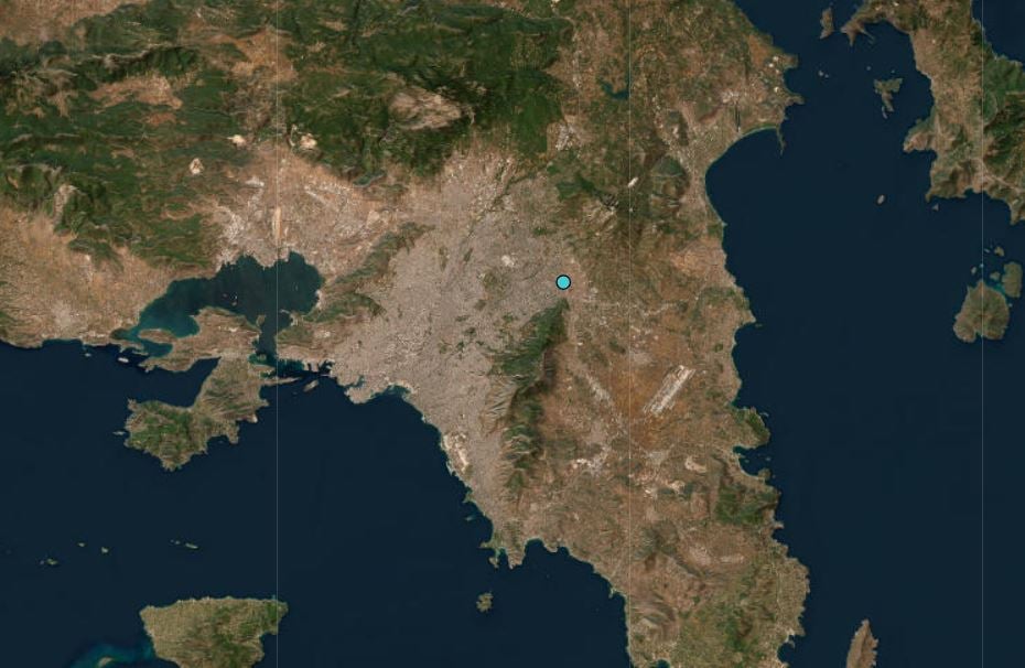 Σεισμός τώρα 2,1 Ρίχτερ στην Αττική