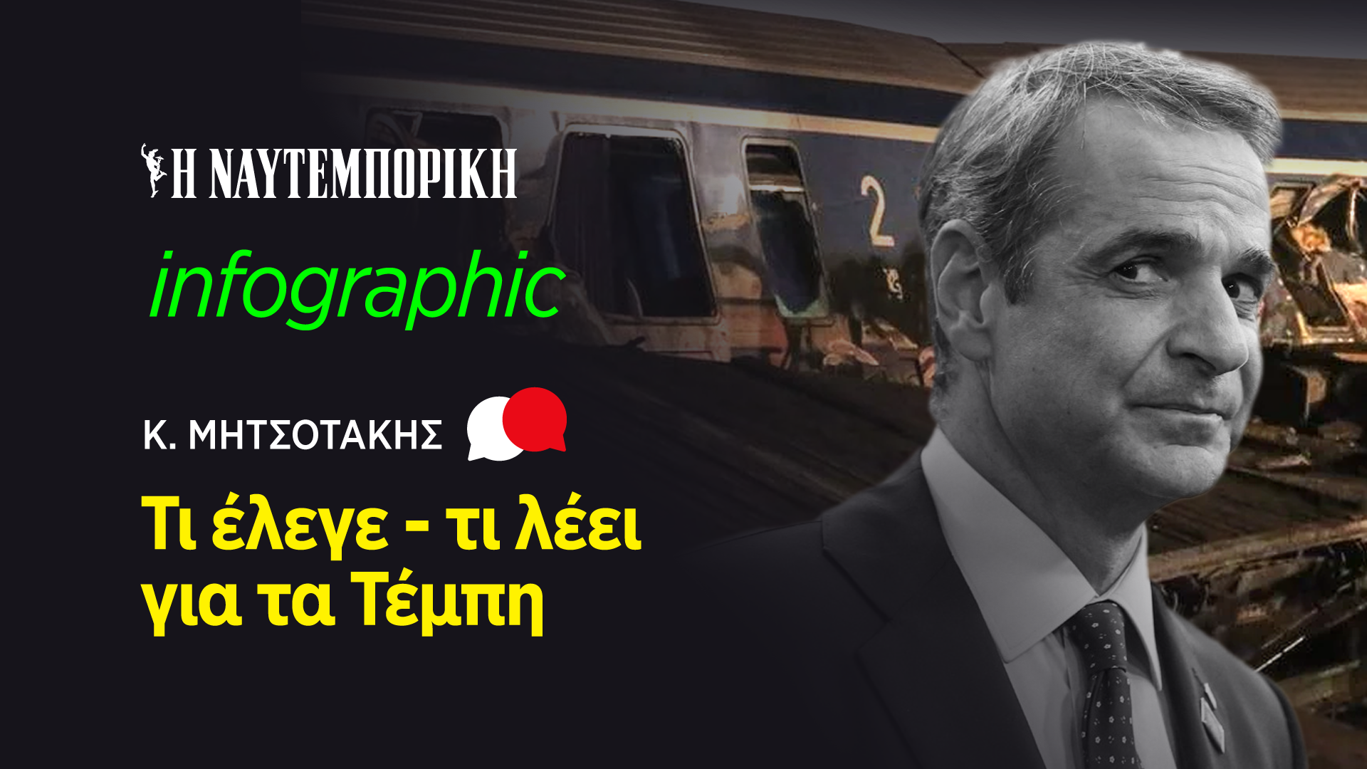 Κ. Μητσοτάκης: Tι έλεγε και τι λέει για τα Τέμπη  – Πώς άλλαξε το αφήγημα