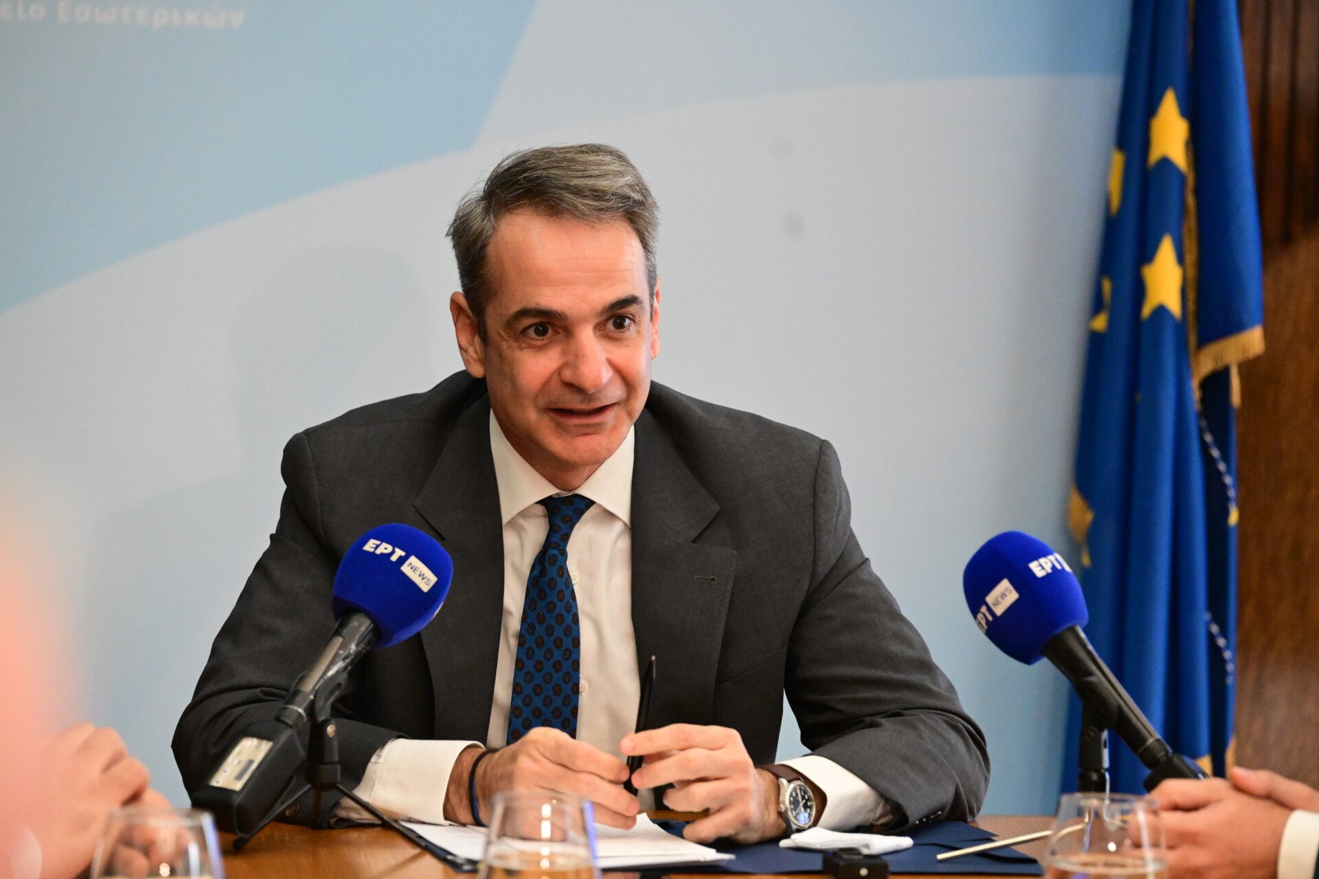 Mitsotakis vizitează Ministerul de Interne; prezintă prioritățile guvernului  