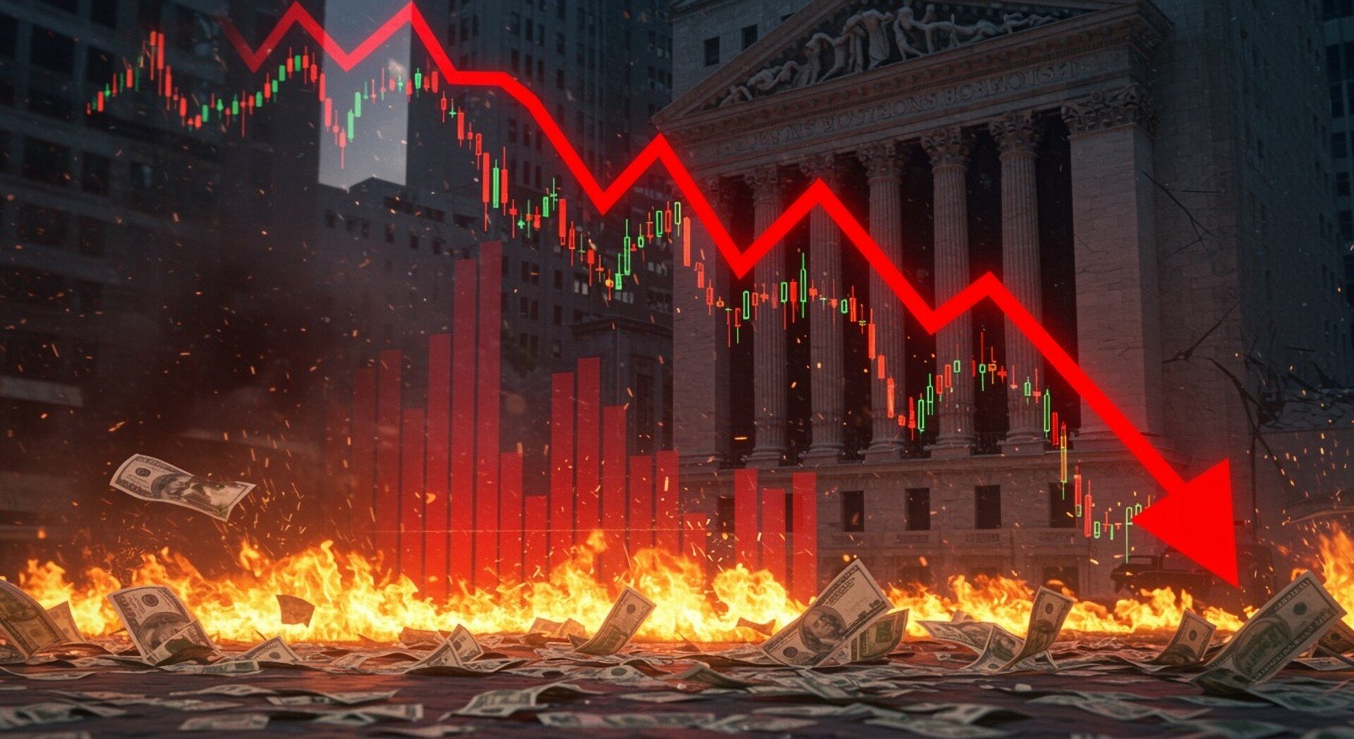 Imaginea unei prăbușiri totale pe piețele din întreaga lume: Hang Seng scade cu -12%, Europa se înroșește – Petrolul și Bitcoin se scufundă  