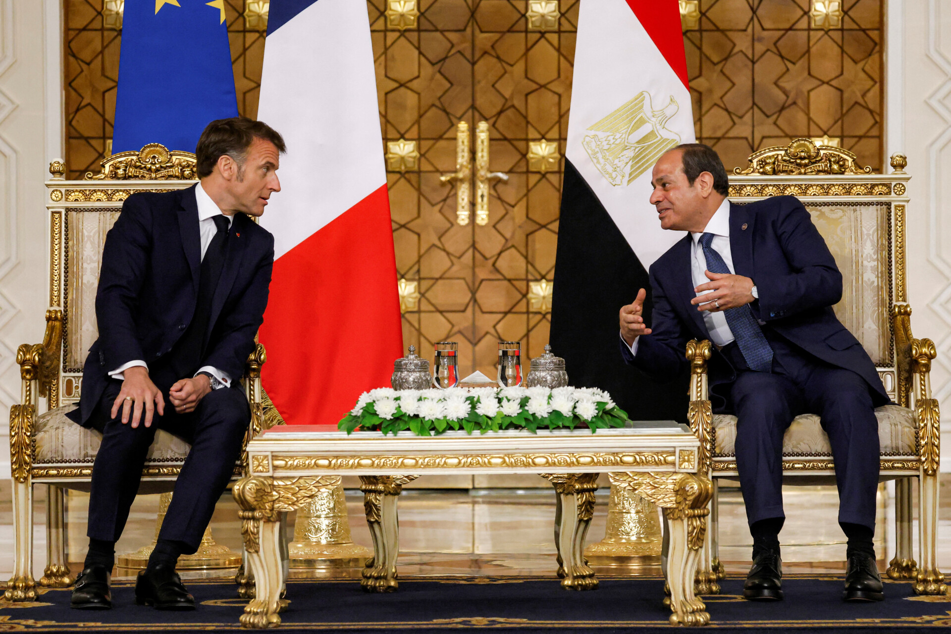 Macron și Al Sisi au semnat acorduri pentru sănătate, transport și energie  