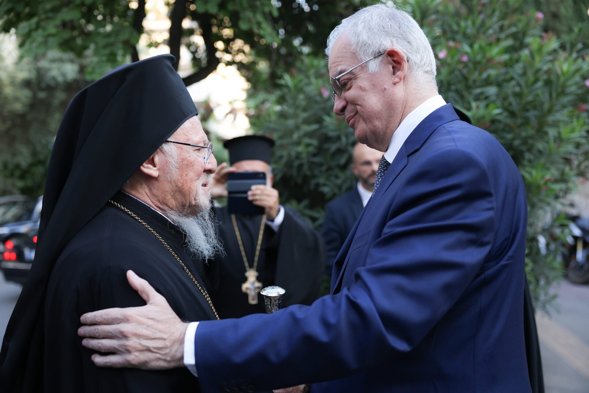 Συνάντηση του Κ. Τασούλα με τον Οικουμενικό Πατριάρχη Βαρθολομαίο