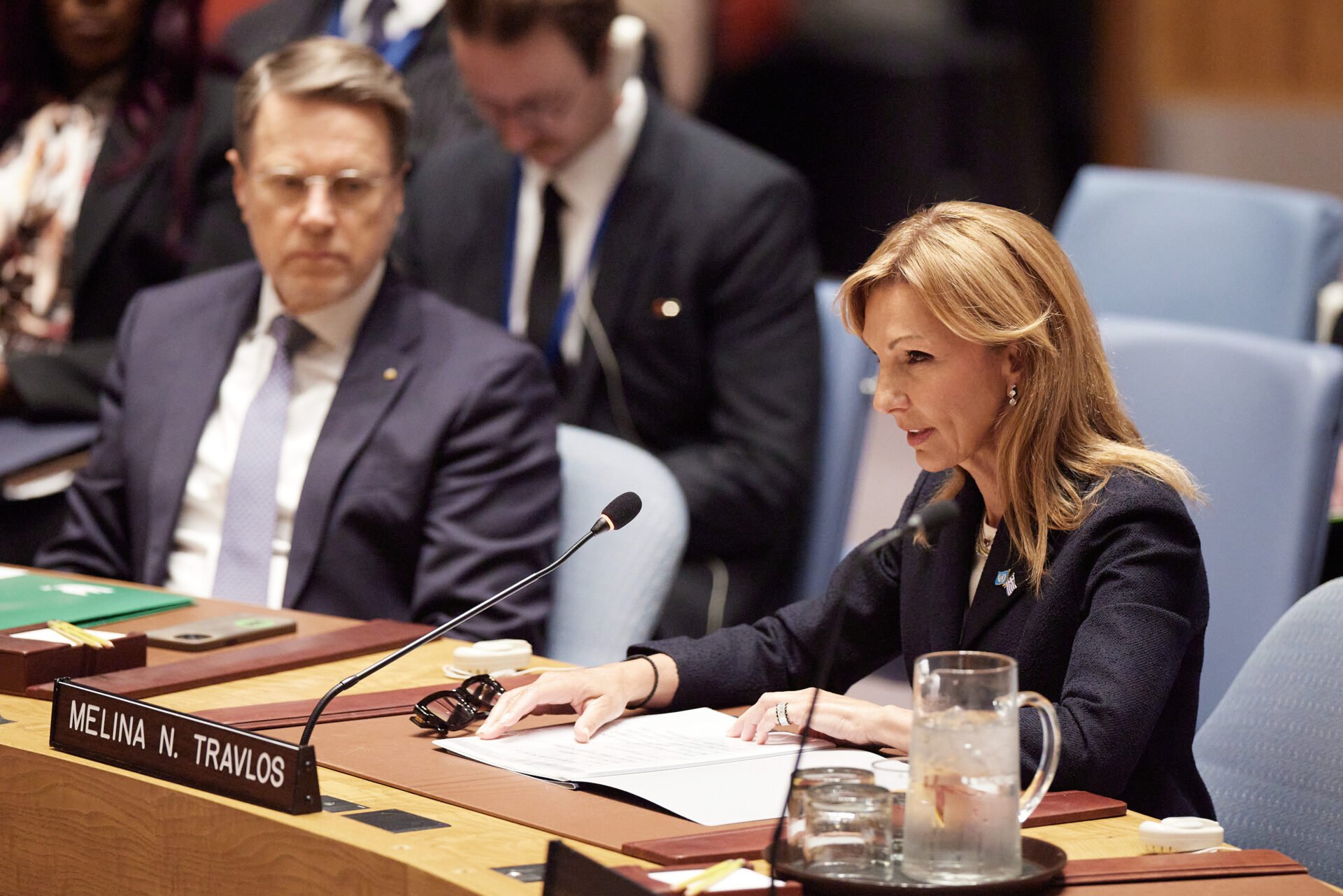 Historic speech by the President of the Union of Greek Shipowners, Melina Travlos, at the United Nations