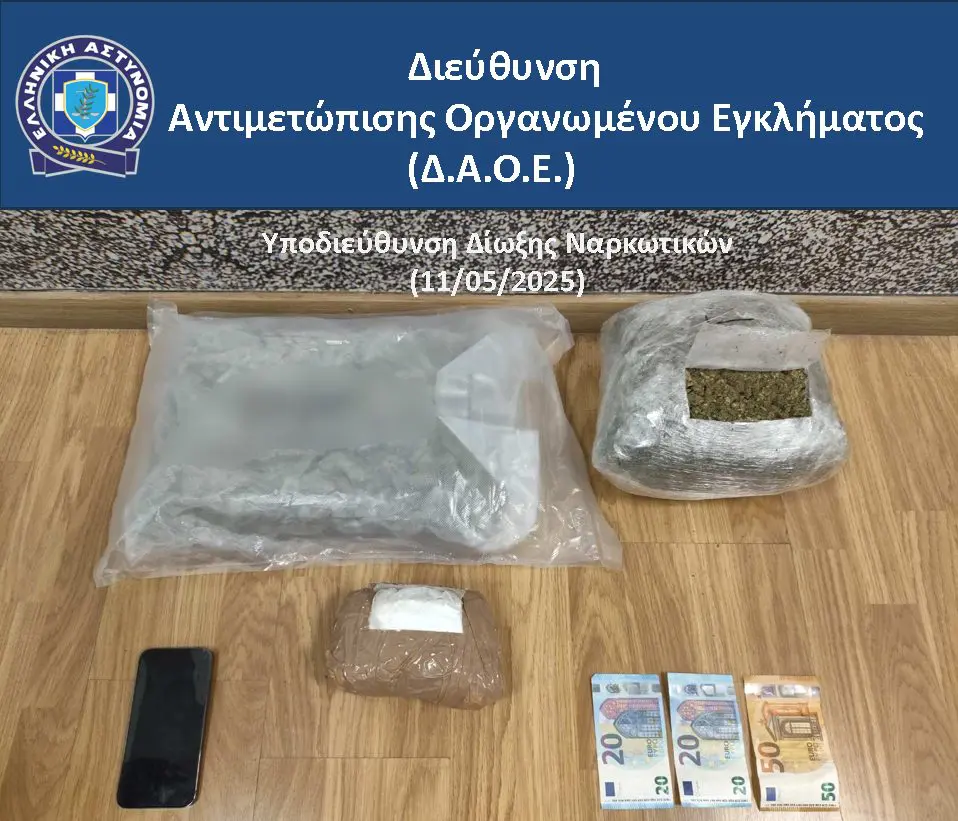 Σύλληψη 26χρονου για διακίνηση κοκαΐνης και skunk στην Αττική