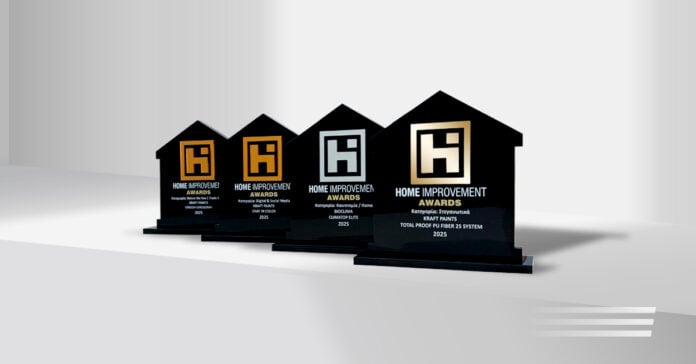 KRAFT Paints και BIOCLIMA απέσπασαν 4 βραβεία στα Home Improvement Awards 2025