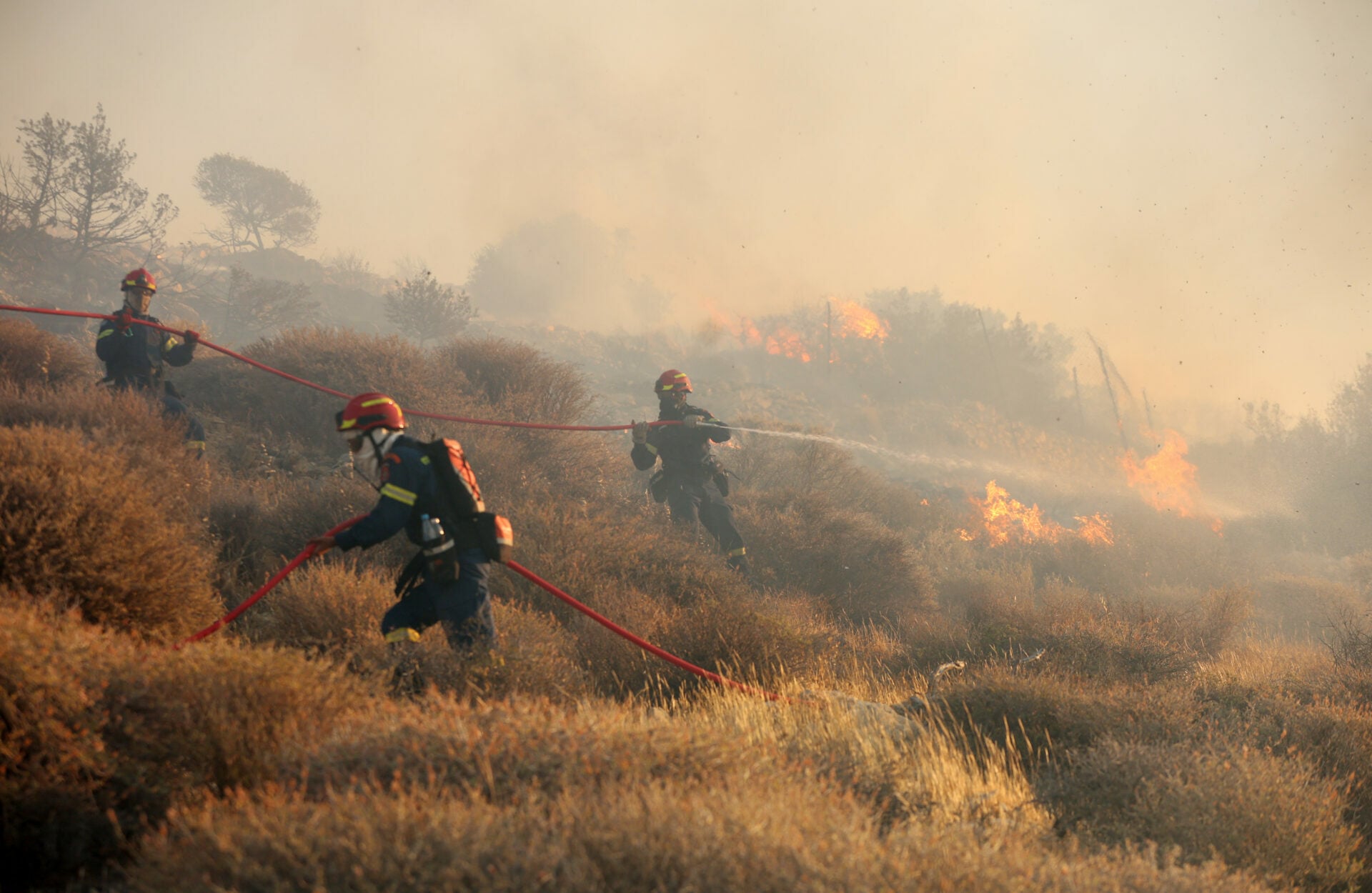 Φωτιά στις Αχαρνές Αττικής ανάμεσα σε σπίτια, πυρκαγιά και στο Κορωπί – Σε ύφεση τα μέτωπα