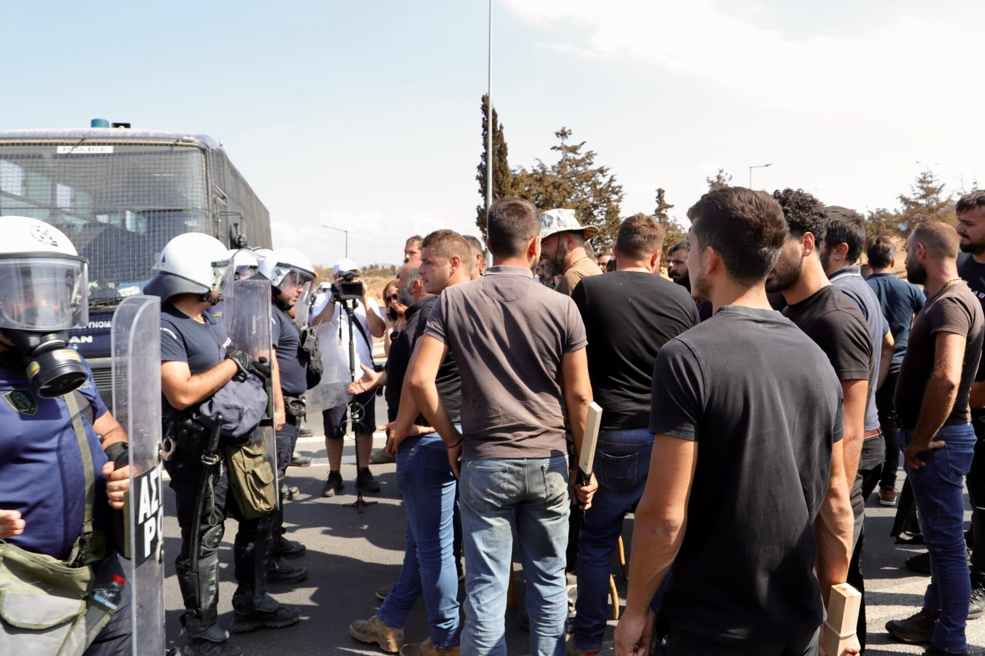Διαμαρτυρίες για στήριξη του πρωτογενούς τομέα στην Κρήτη.