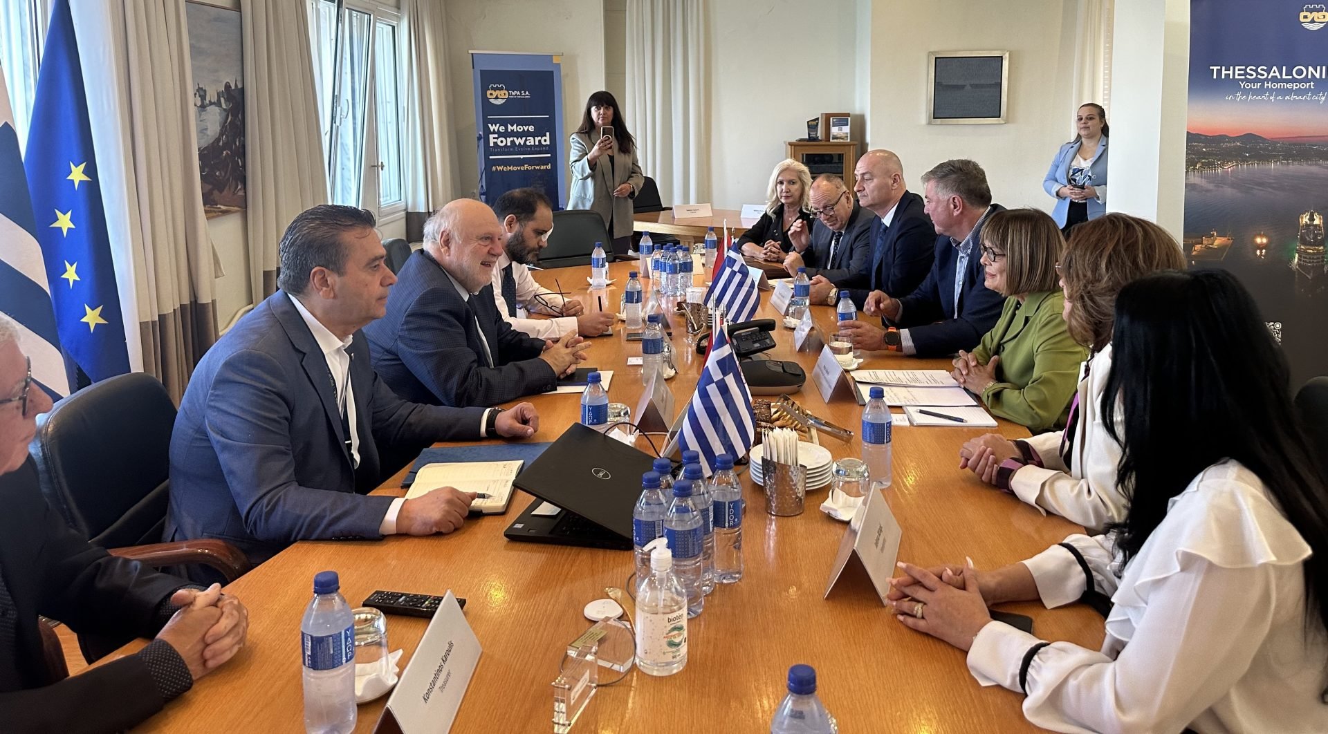 ThPA: Meeting with the President of the Government of the Autonomous Province of Vojvodina and representatives of the Greek-Serbian Chamber of Northern Greece