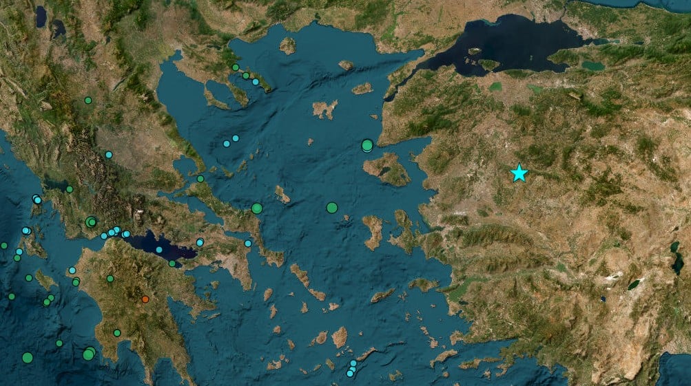 Σεισμός 6 Ρίχτερ στην Τουρκία – Εντονα αισθητός σε Σάμο, Λέσβο, Ανατολικό Αιγαίο