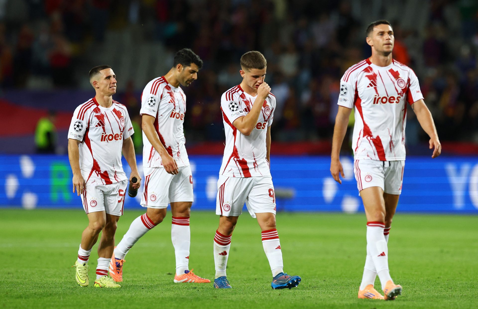 Champions League: Συντριβή με έξι γκολ για τον Ολυμπιακό στη Βαρκελώνη