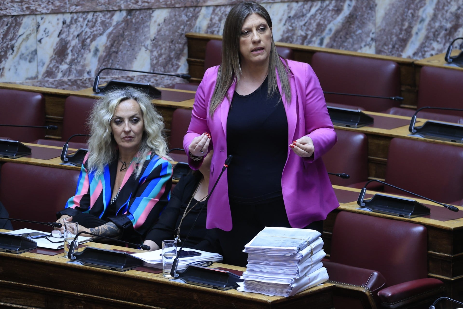 Ζ. Κωνσταντοπούλου: Πού είναι οι βουλευτές της ΝΔ; Θα προσέλθει ο πρωθυπουργός στη Βουλή;