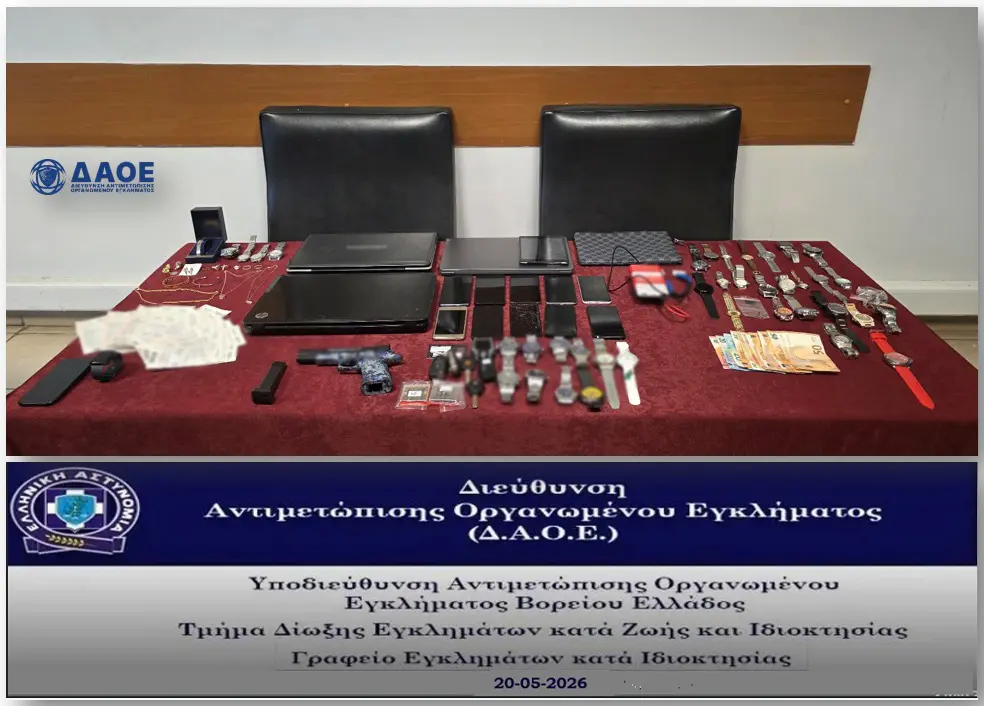 Θεσσαλονίκη: Χειροπέδες σε 5 για ληστεία και διαρρήξεις κατοικιών – Πώς δρούσαν