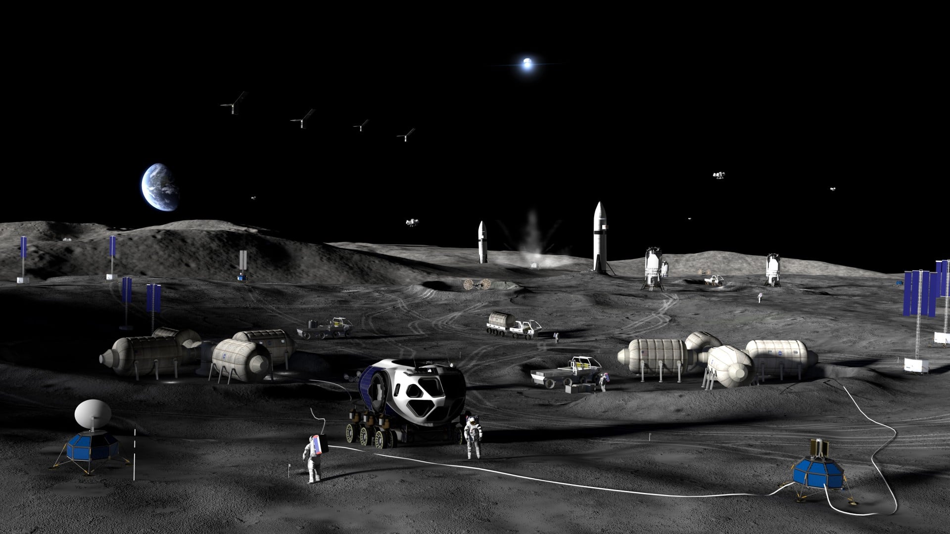 NASA: Ξεκινάμε την κατασκευή επανδρωμένης βάσης στη Σελήνη (βίντεο)