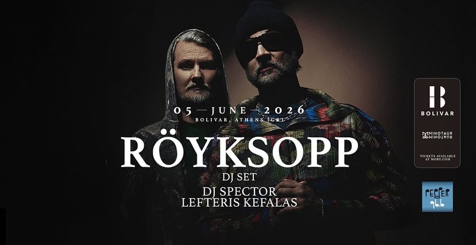 Οι Röyksopp φέρνουν τη μαγεία της σκανδιναβικής electronica στο Bolivar
