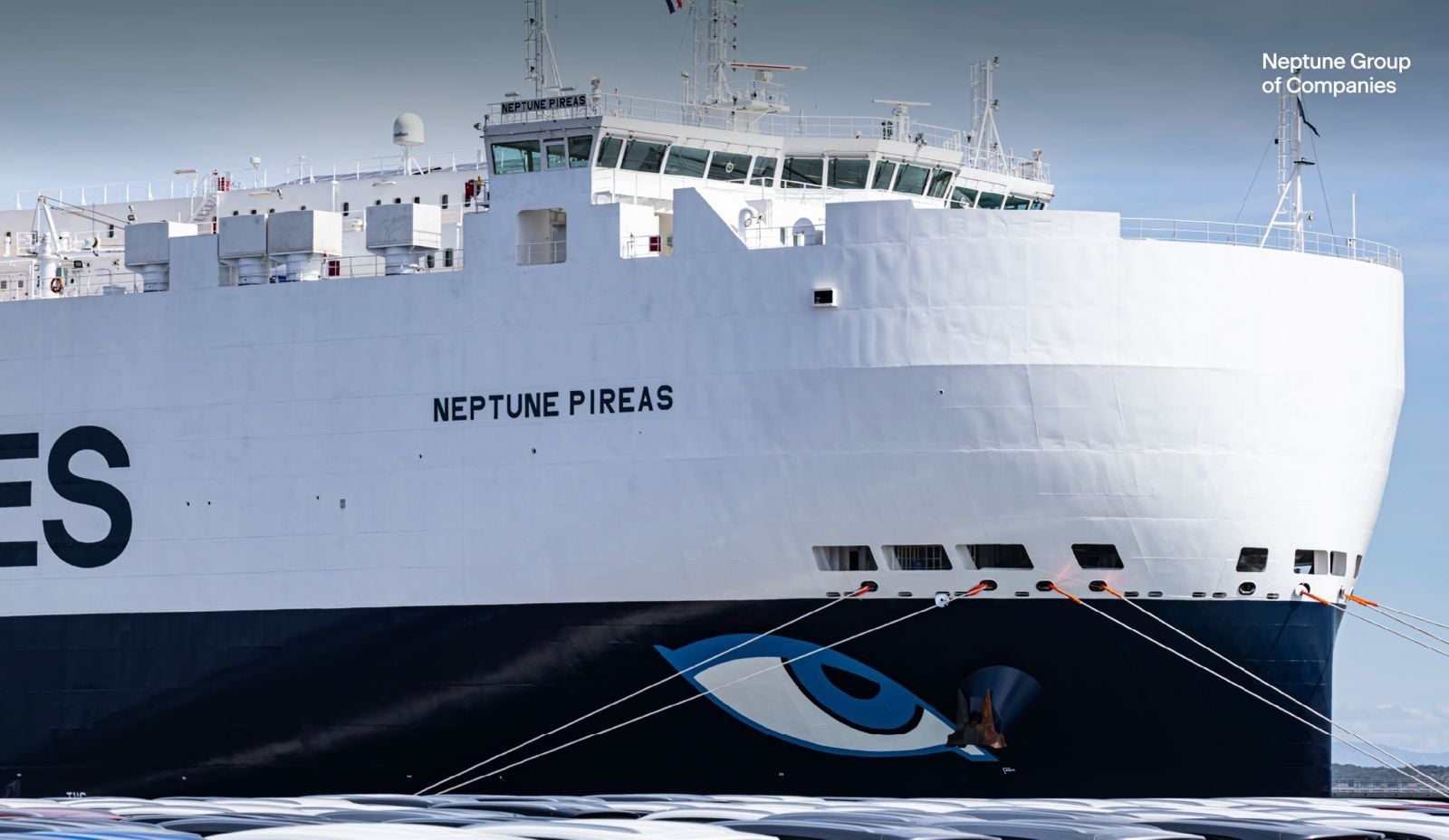 «Παρθενική» προσέγγιση του «Neptune Pireas» στο terminal του Ομίλου Neptune στη Γαλλία