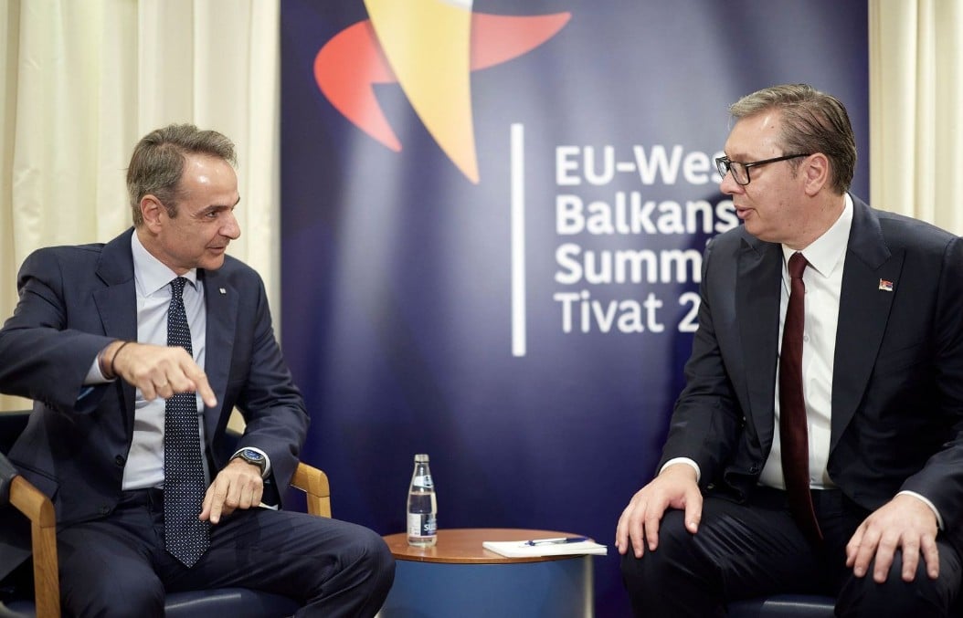 Συνάντηση Μητσοτάκη – Βούτσιτς στο Μαυροβούνιο:  Στην ατζέντα η ενταξιακή πορεία της Σερβίας
