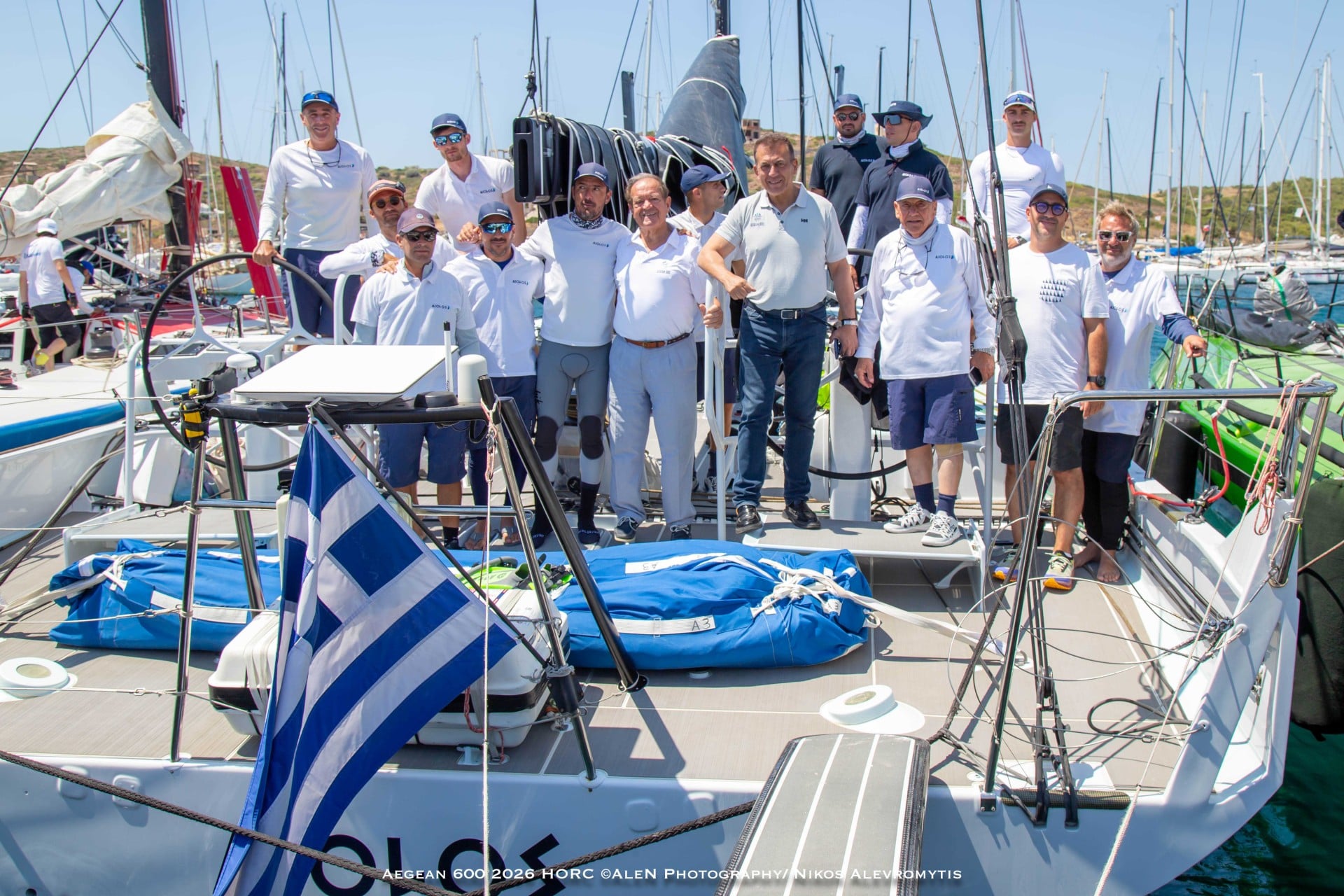 AEGEAN 600: Θεαματική εκκίνηση στο Σούνιο με 71 σκάφη και φόντο τον Ναό του Ποσειδώνα