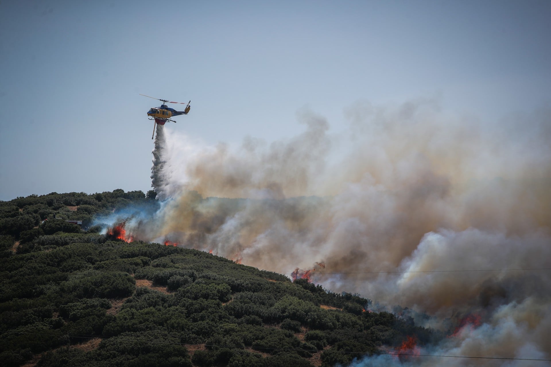 Οριοθετήθηκε η φωτιά στην Πυλαία Θεσσαλονίκης