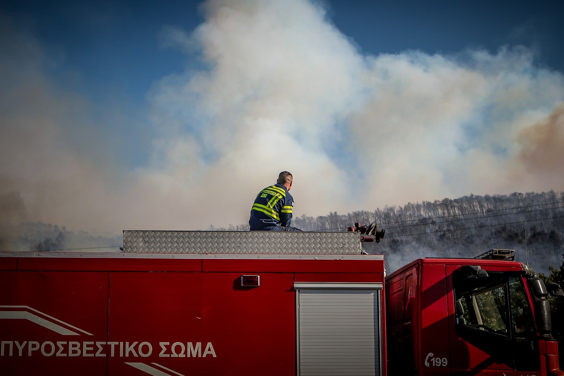 Κρήτη: Φωτιά τώρα και στο Γάζι Ηρακλείου – Ριπές 7 μποφόρ