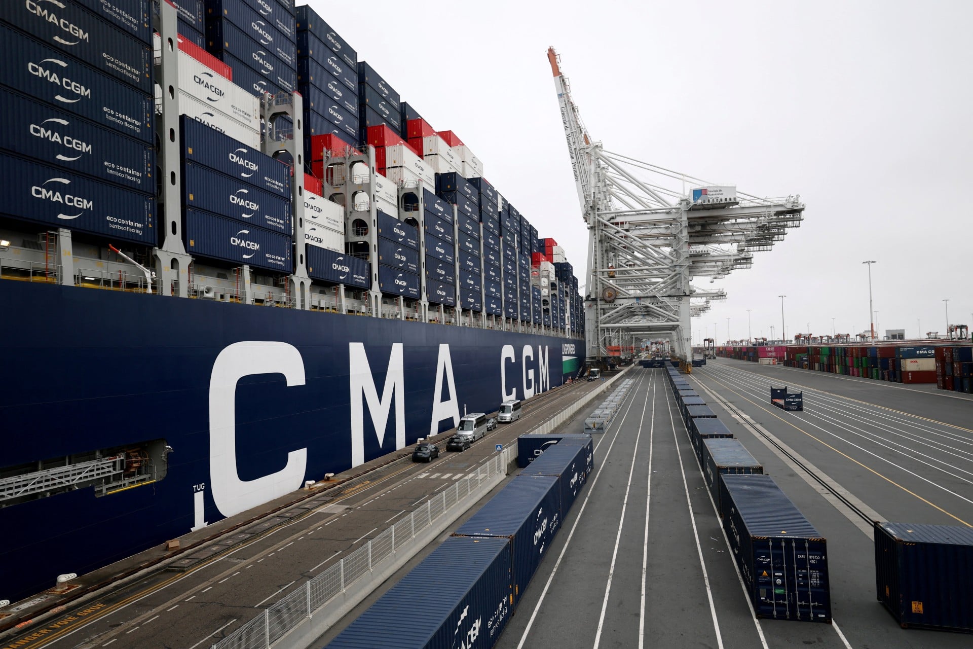 Η γαλλική ναυτιλιακή εταιρεία CMA CGM υπέγραψε συμφωνία με τη Συρία