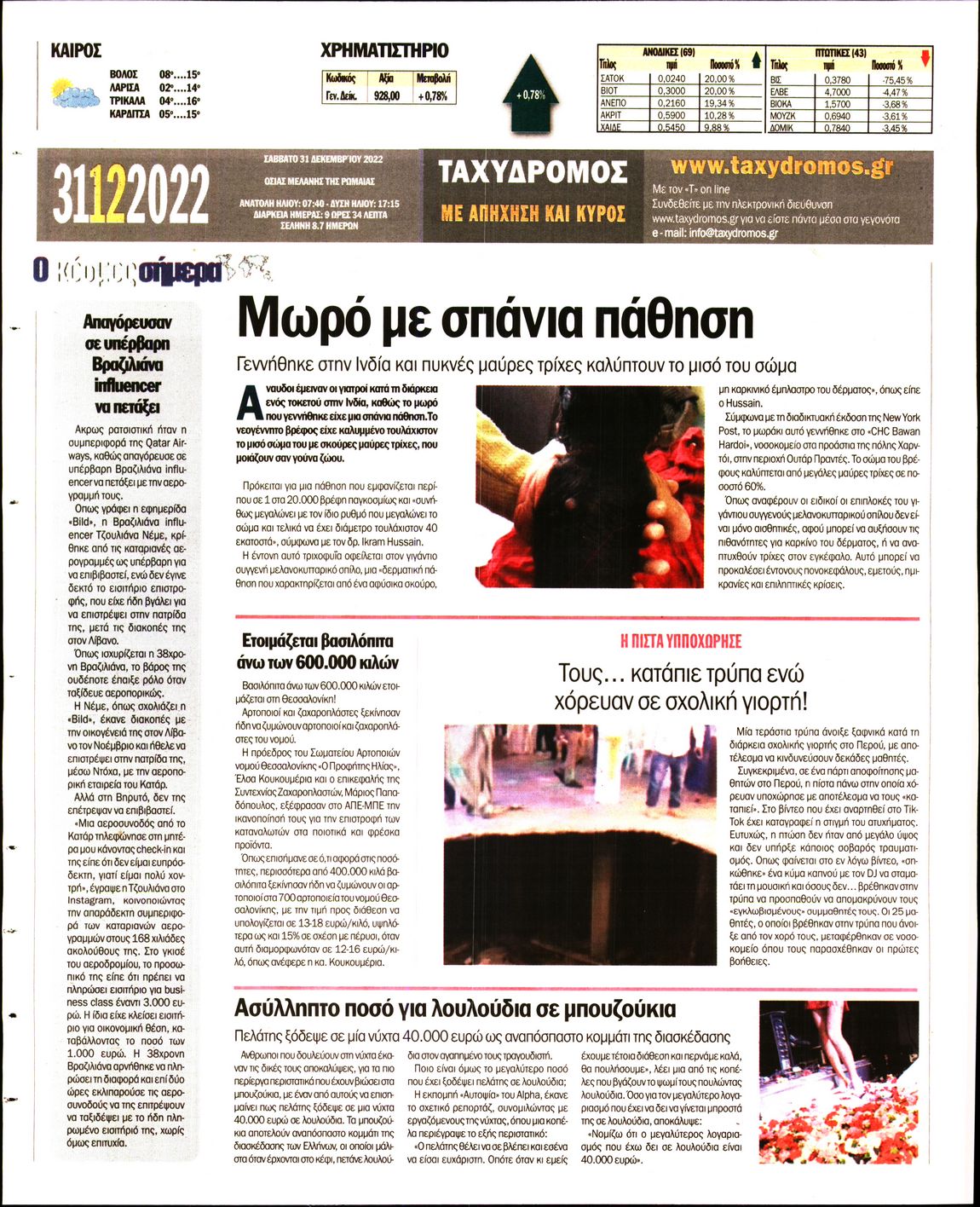 ΤΑΧΥΔΡΟΜΟΣ ΜΑΓΝΗΣΙΑΣ