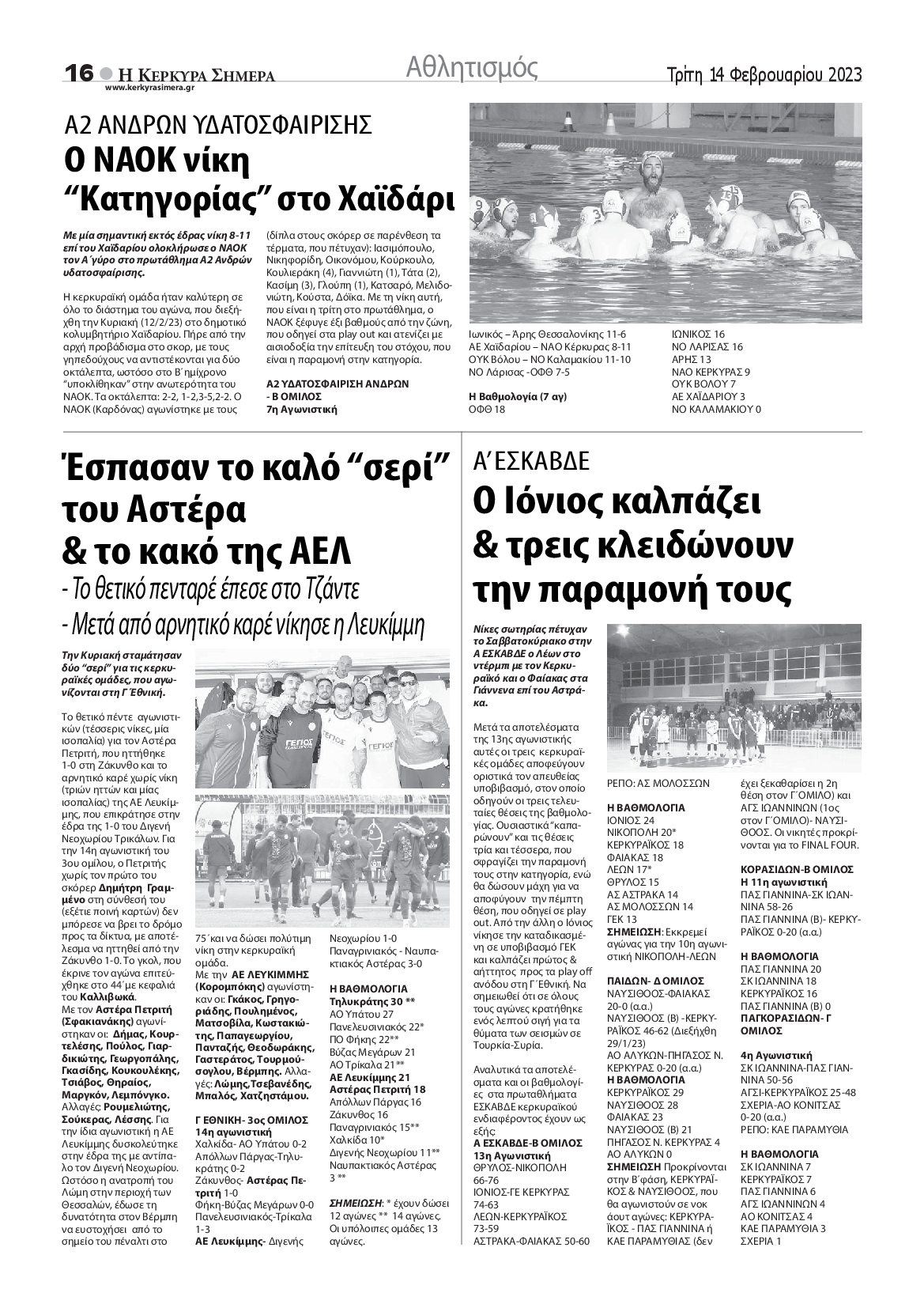 Η ΚΕΡΚΥΡΑ ΣΗΜΕΡΑ