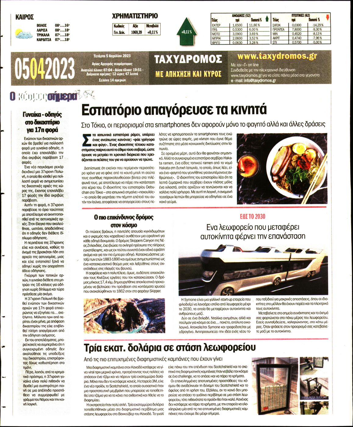 ΤΑΧΥΔΡΟΜΟΣ ΜΑΓΝΗΣΙΑΣ