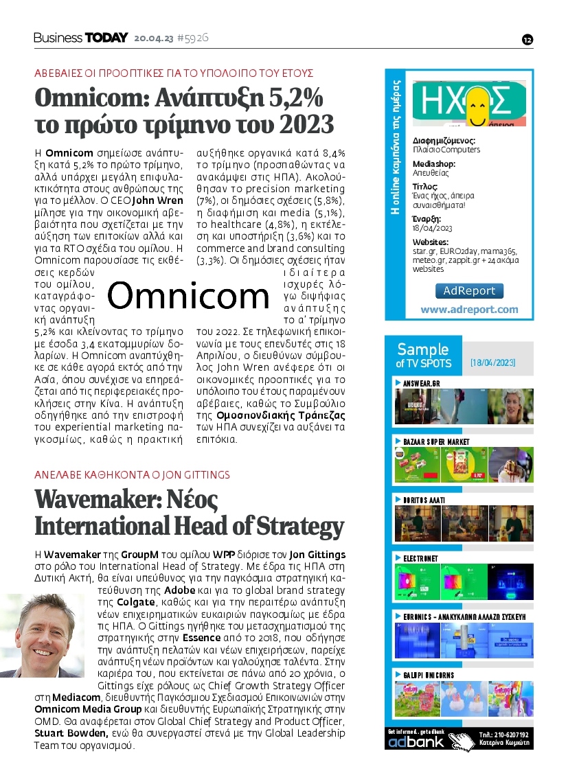 BUSINESS TODAY