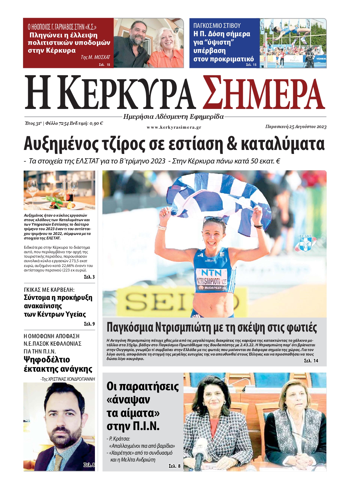 Η ΚΕΡΚΥΡΑ ΣΗΜΕΡΑ