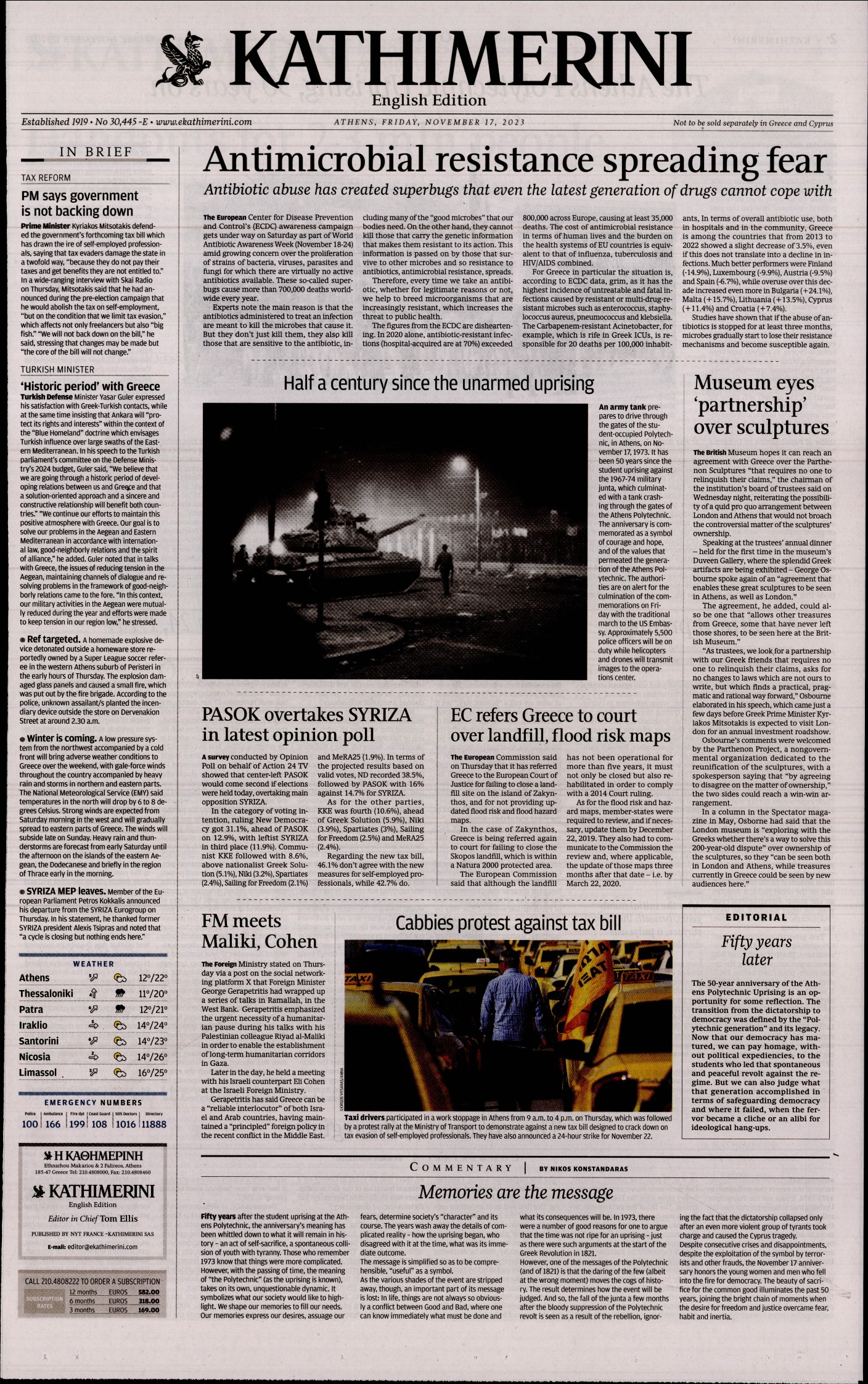 INTERNATIONAL NEW YORK TIMES_KATHIMERINI
