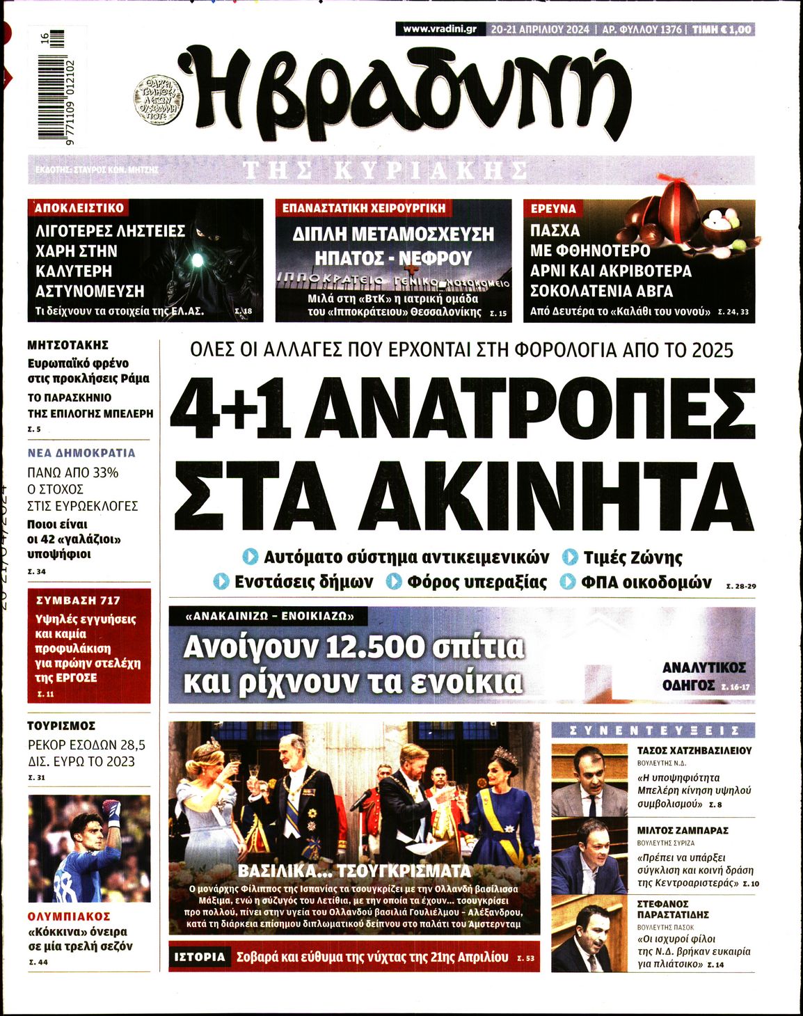 ΒΡΑΔΥΝΗ ΤΗΣ ΚΥΡΙΑΚΗΣ