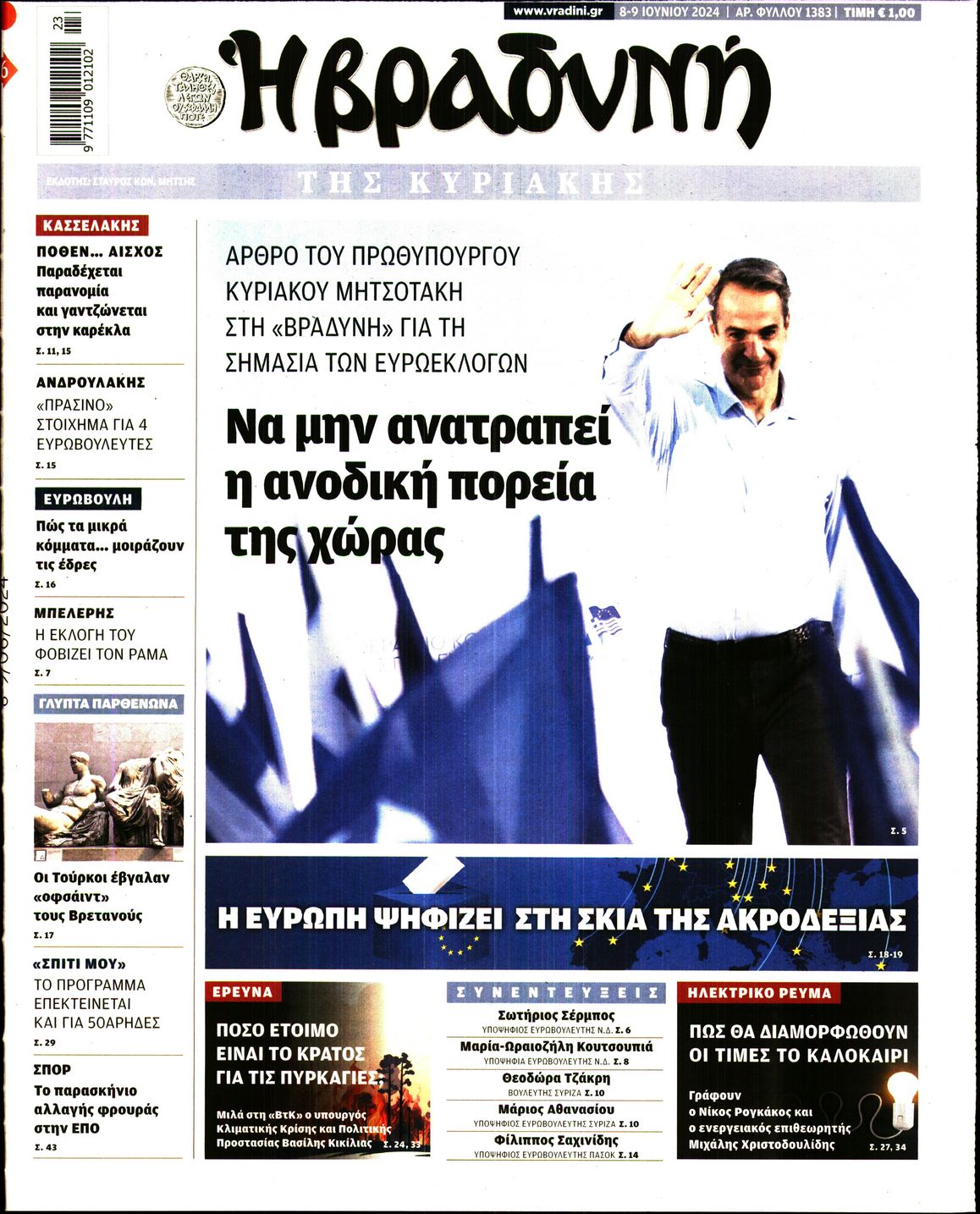 ΒΡΑΔΥΝΗ ΤΗΣ ΚΥΡΙΑΚΗΣ