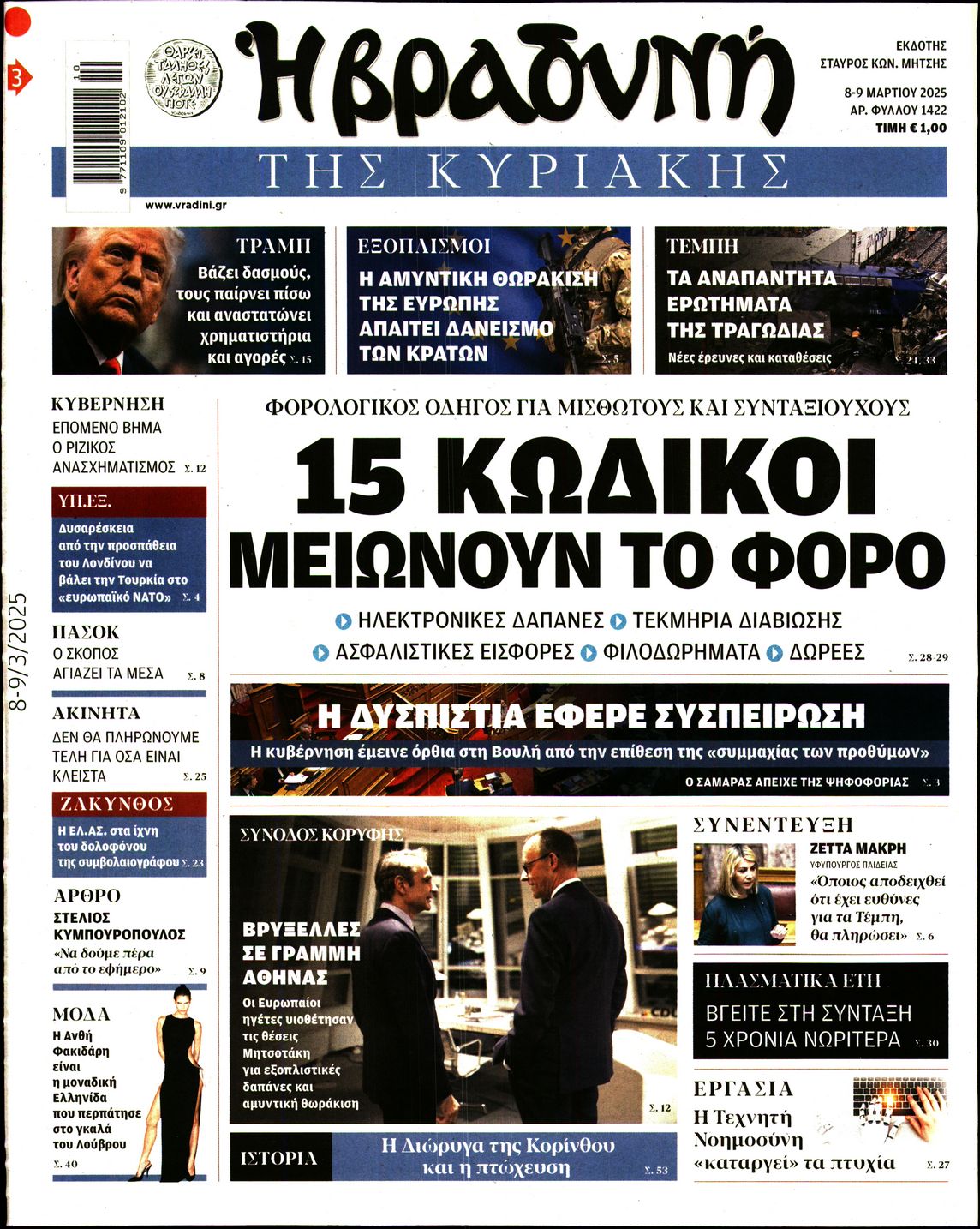 ΒΡΑΔΥΝΗ ΤΗΣ ΚΥΡΙΑΚΗΣ