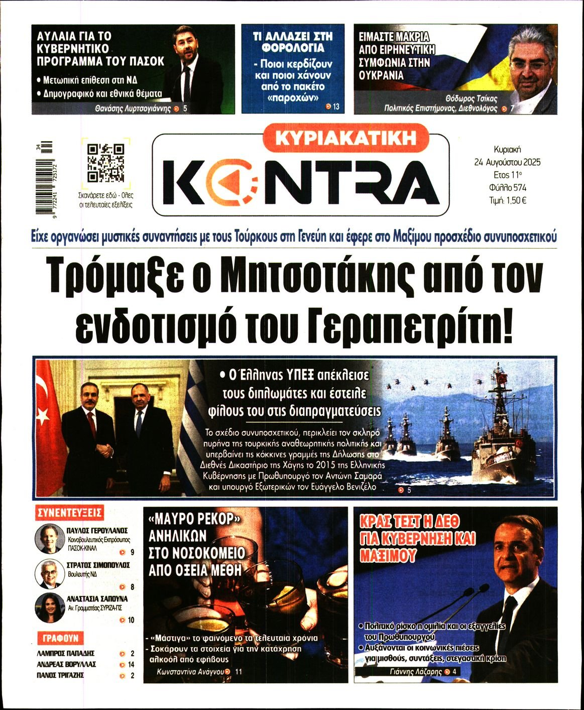 ΚΥΡΙΑΚΑΤΙΚΗ KONTRA NEWS